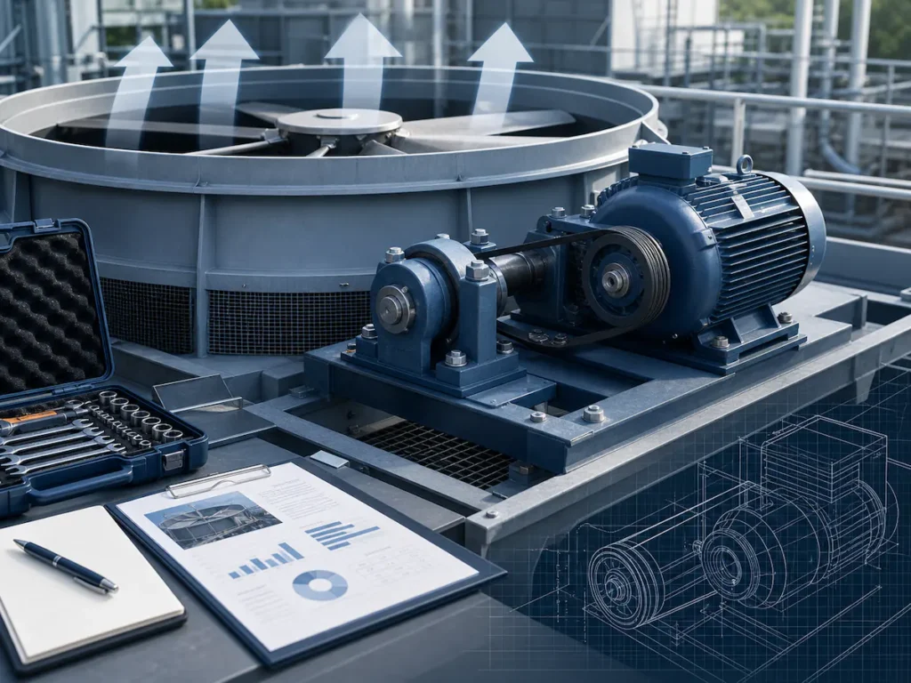 Cooling Tower Fan and Motor Maintenance Guide